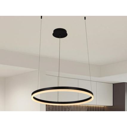Candeeiro suspenso LED com regulação LED/42W/230V 3000-6500K diâmetro 60 cm + comando