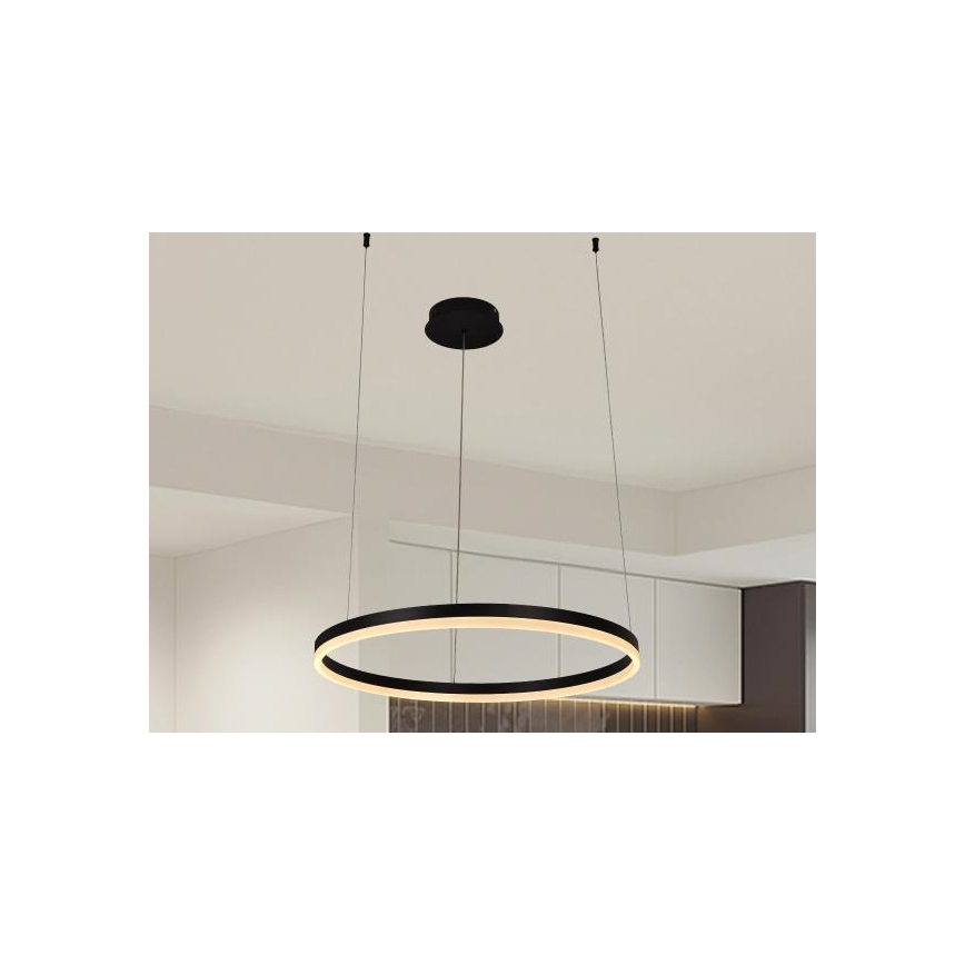 Candeeiro suspenso LED com regulação LED/42W/230V 3000-6500K diâmetro 60 cm + comando