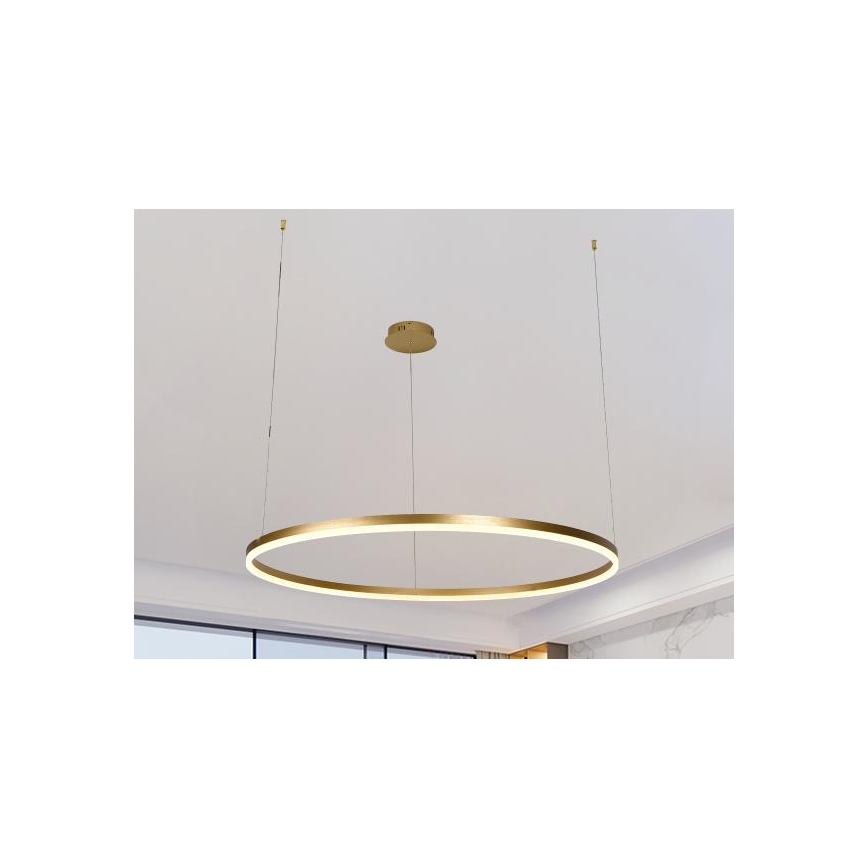 Candeeiro suspenso LED com regulação LED/55W/230V 3000-6500K diâmetro 80 cm + comando