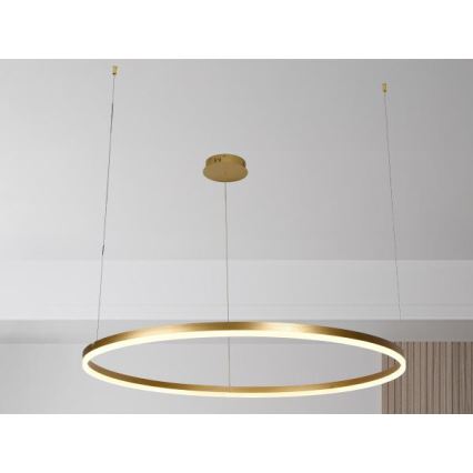Candeeiro suspenso LED com regulação LED/72W/230V 3000-6500K diâmetro 100 cm + comando