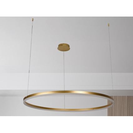 Candeeiro suspenso LED com regulação LED/72W/230V 3000-6500K diâmetro 100 cm + comando