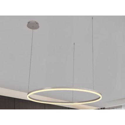 Candeeiro suspenso LED com regulação LED/72W/230V 3000-6500K diâmetro 100 cm + comando