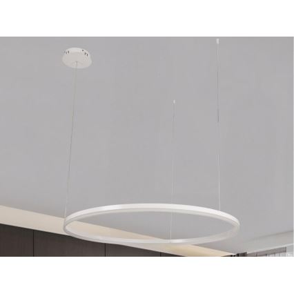 Candeeiro suspenso LED com regulação LED/72W/230V 3000-6500K diâmetro 100 cm + comando