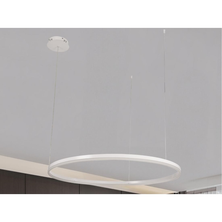 Candeeiro suspenso LED com regulação LED/72W/230V 3000-6500K diâmetro 100 cm + comando