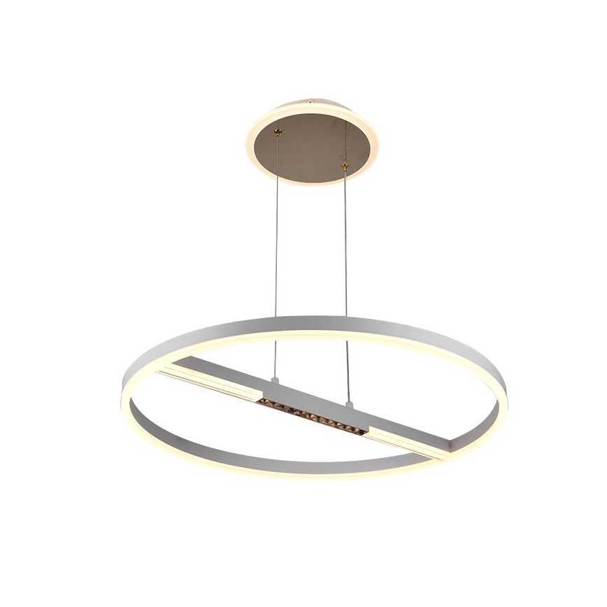 Candeeiro suspenso LED com regulação LED/75W/230V 3000-6500K diâmetro 60 cm + comando