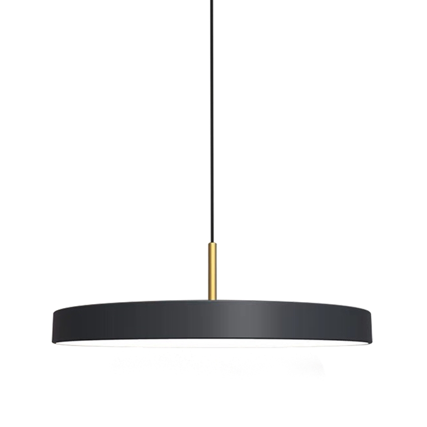 Candeeiro suspenso LED DISC LED/38W/230V diâmetro 45 cm preto