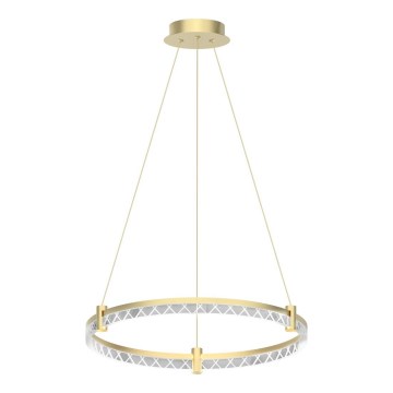 Candeeiro suspenso LED ELEGANCE LED/36W/230V diâmetro 60 cm dourado