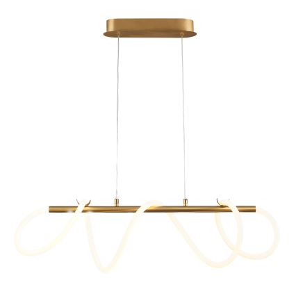 Candeeiro suspenso LED EMMA LED/38W/230V dourado