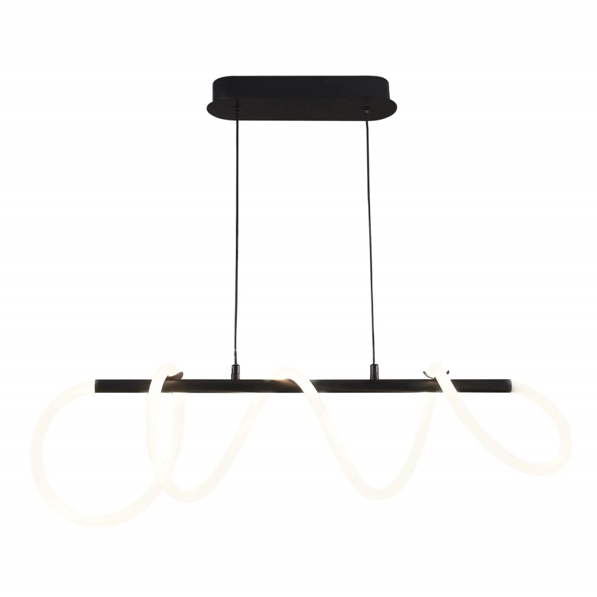 Candeeiro suspenso LED EMMA LED/38W/230V preto