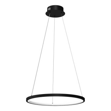 Candeeiro suspenso LED HOOP LED/27W/230V diâmetro 50 cm 4000K preto