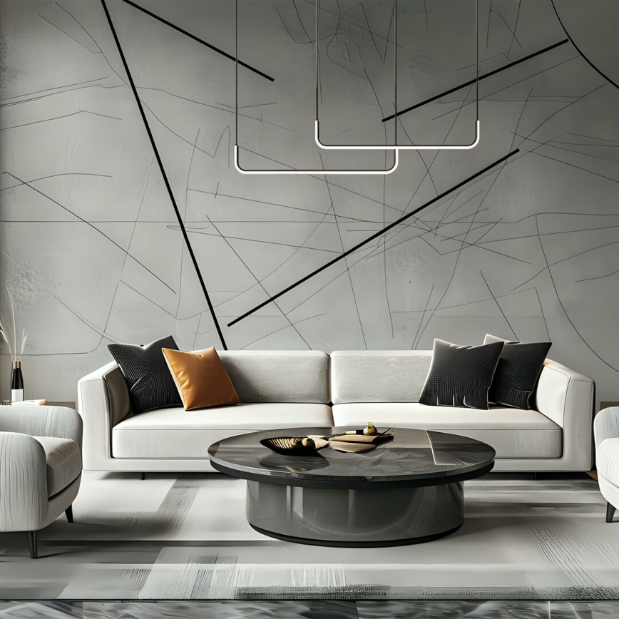 Candeeiro suspenso LED HORIZONT 2xLED/11W/230V preto