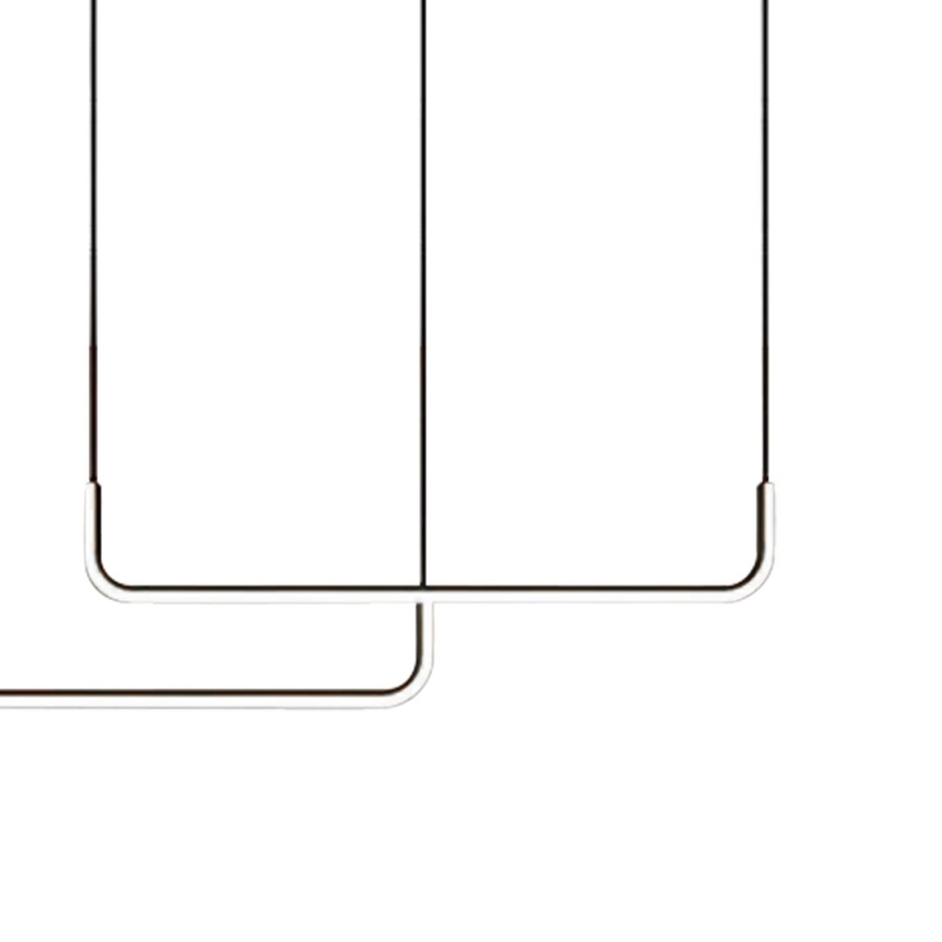 Candeeiro suspenso LED HORIZONT 2xLED/11W/230V preto