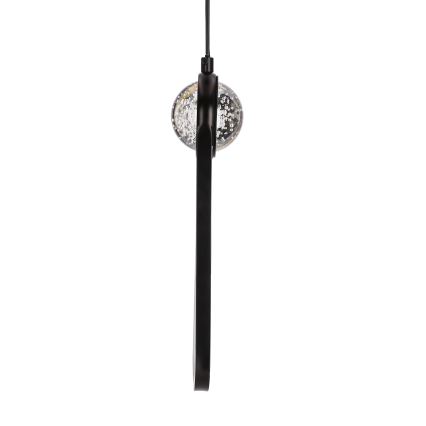 Candeeiro suspenso LED LACRIMA LED/15W/230V 3000K preto