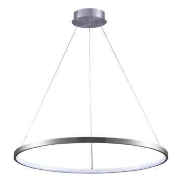 Candeeiro suspenso LED LEA LED/20W/230V 4000K diâmetro 50 cm cromado mate