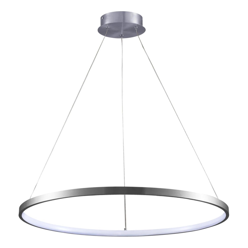 Candeeiro suspenso LED LEA LED/20W/230V 4000K diâmetro 50 cm cromado mate