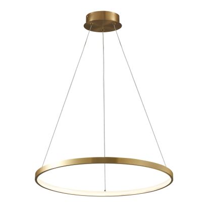 Candeeiro suspenso LED LEA LED/20W/230V 4000K diâmetro 50 cm dourado