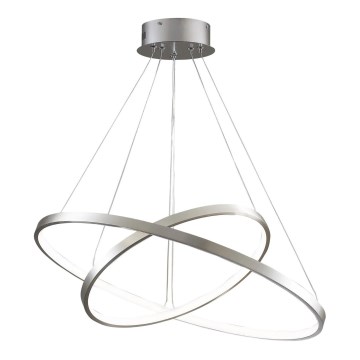 Candeeiro suspenso LED LEA LED/35W/230V 4000K diâmetro 60 cm cromado mate