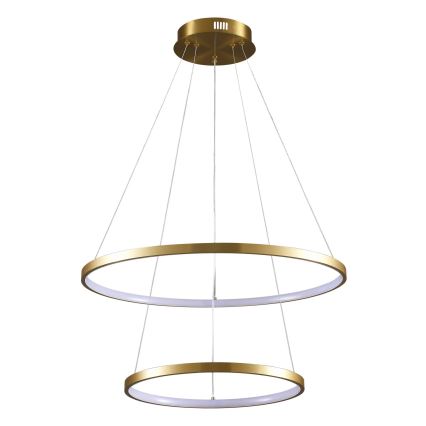 Candeeiro suspenso LED LEA LED/35W/230V 4000K diâmetro 60 cm dourado