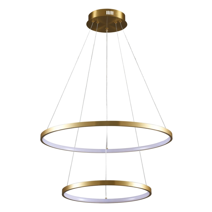 Candeeiro suspenso LED LEA LED/35W/230V 4000K diâmetro 60 cm dourado