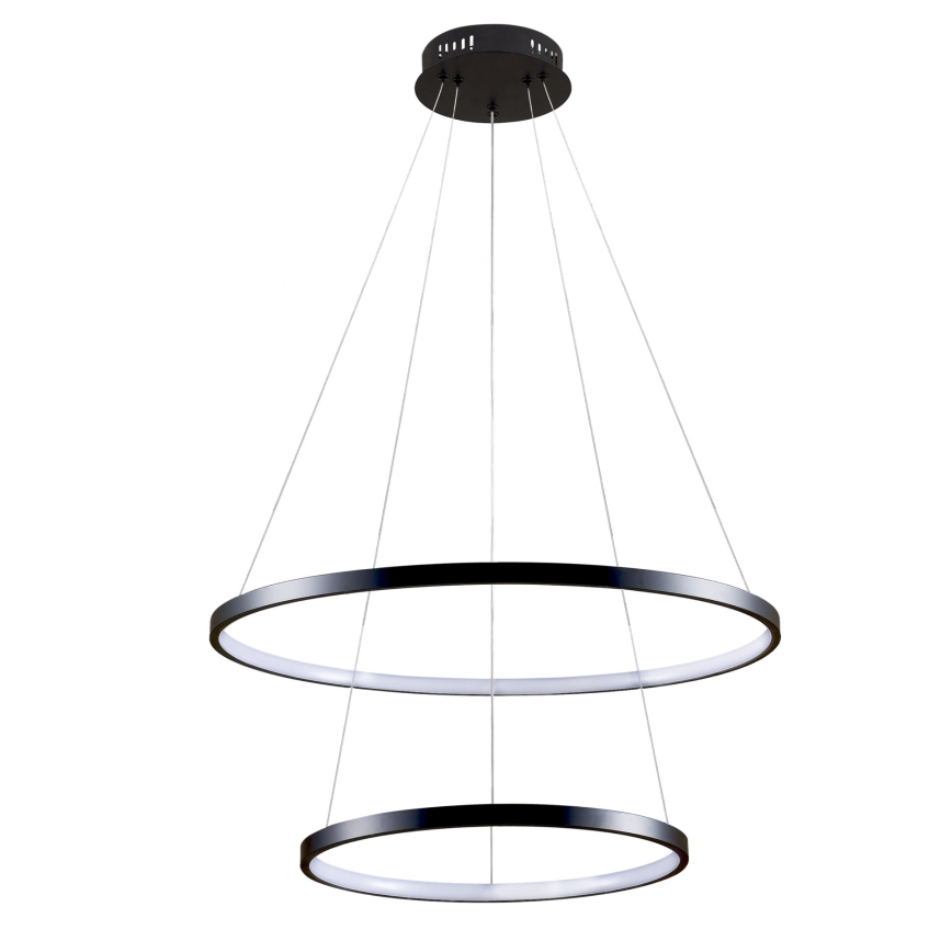 Candeeiro suspenso LED LEA LED/35W/230V 4000K diâmetro 60 cm preto