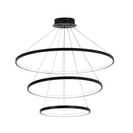 Candeeiro suspenso LED LEA LED/60W/230V 4000K diâmetro 80 cm preto