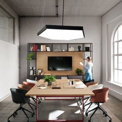 Candeeiro suspenso LED LED/100W/230V 4000K diâmetro 100 cm