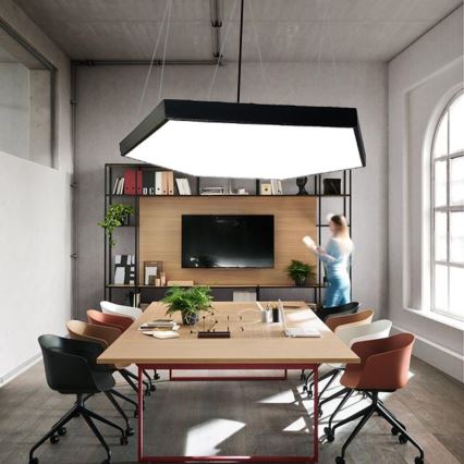 Candeeiro suspenso LED LED/120W/230V 4000K diâmetro 120 cm