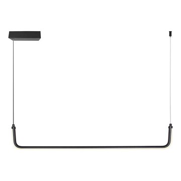 Candeeiro suspenso LED LED/12W/230V 4000K 90 cm preto