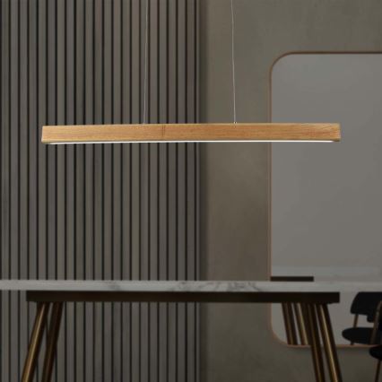 Candeeiro suspenso LED LED/12W/230V 4000K castanho