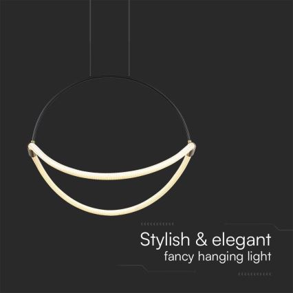 Candeeiro suspenso LED LED/16W/230V 4000K diâmetro 50 cm