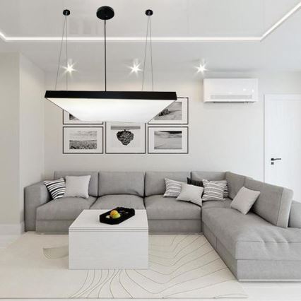 Candeeiro suspenso LED LED/170W/230V 4000K 100x100 cm