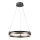 Candeeiro suspenso LED LED/20W/230V 3000K diâmetro 42 cm castanho