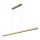 Candeeiro suspenso LED LED/22W/230V 4000K 120 cm cinza/madeira maciça