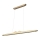 Candeeiro suspenso LED LED/22W/230V 4000K 120 cm cinza/madeira maciça