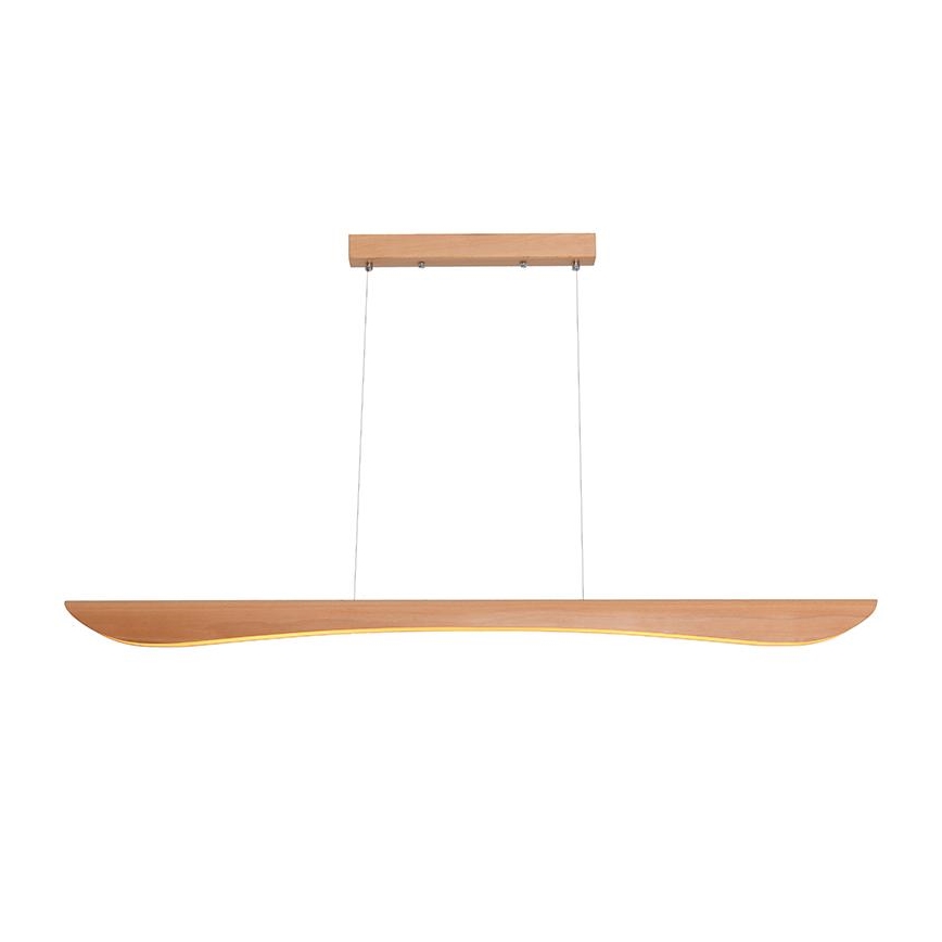 Candeeiro suspenso LED LED/22W/230V 4000K 120 cm faia/madeira maciça