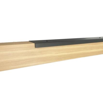Candeeiro suspenso LED LED/22W/230V 4000K 120 cm pinho/madeira maciça