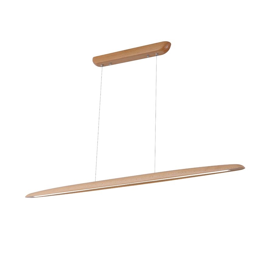 Candeeiro suspenso LED LED/22W/230V 4000K 130 cm faia/madeira maciça