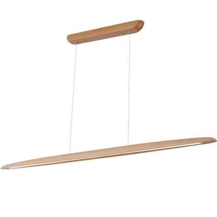 Candeeiro suspenso LED LED/26W/230V 4000K 150 cm faia/madeira maciça