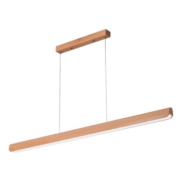 Candeeiro suspenso LED LED/26W/230V 4000K 150 cm faia/madeira maciça