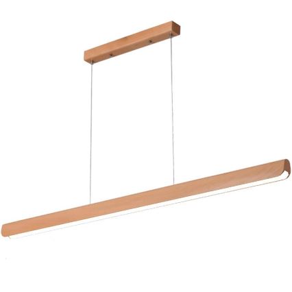Candeeiro suspenso LED LED/26W/230V 4000K 150 cm faia/madeira maciça