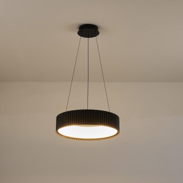 Candeeiro suspenso LED LED/30W/230V 3000K preto