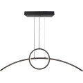 Candeeiro suspenso LED LED/30W/230V 4000K 88 cm preto