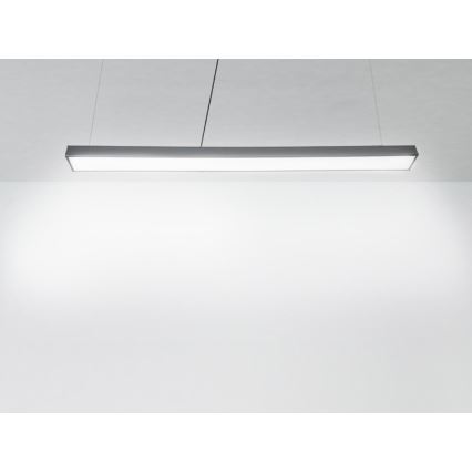 Candeeiro suspenso LED LED/32W/230V 4000K diâmetro 120 cm preto