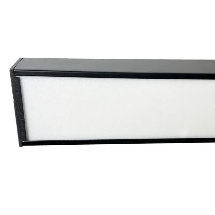 Candeeiro suspenso LED LED/32W/230V 4000K diâmetro 120 cm preto