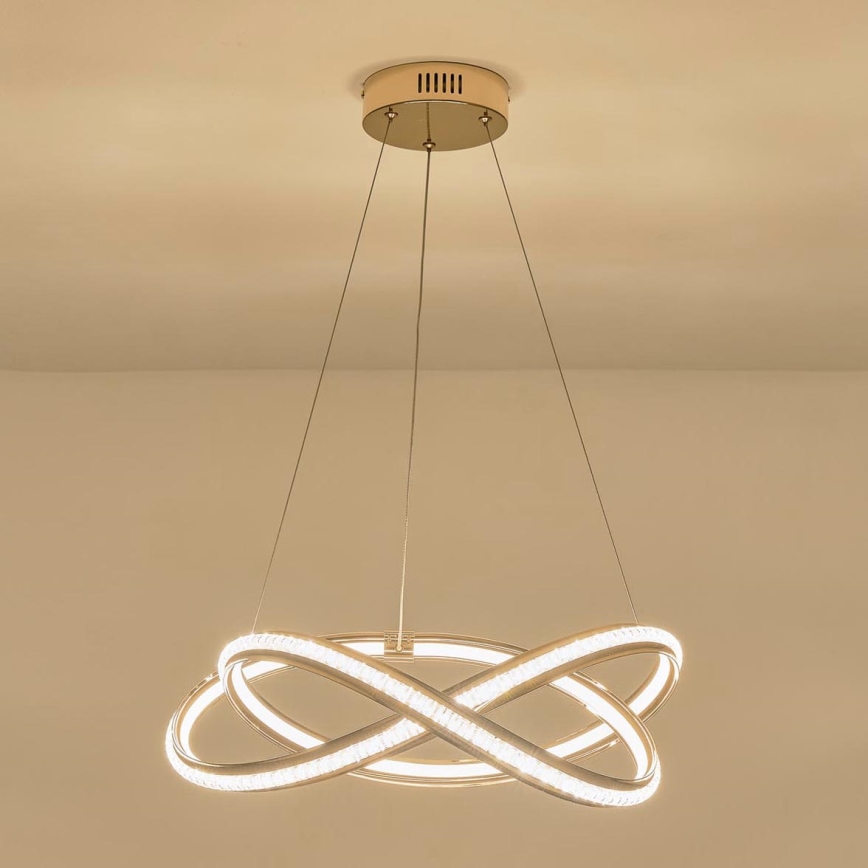 Candeeiro suspenso LED LED/38W/230V 3000K 50x120 cm