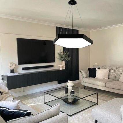 Candeeiro suspenso LED LED/40W/230V 4000K diâmetro 60 cm