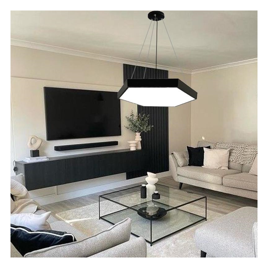 Candeeiro suspenso LED LED/40W/230V 4000K diâmetro 60 cm