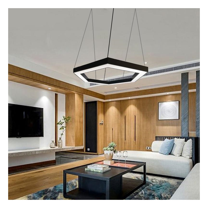 Candeeiro suspenso LED LED/50W/230V 4000K diâmetro 100 cm