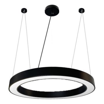 Candeeiro suspenso LED LED/50W/230V 4000K diâmetro 100 cm preto
