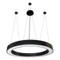 Candeeiro suspenso LED LED/60W/230V 4000K diâmetro 120 cm preto